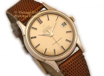 OM1516 Omega Constellations 1961 Automatic Gold Dial Date 10 WM