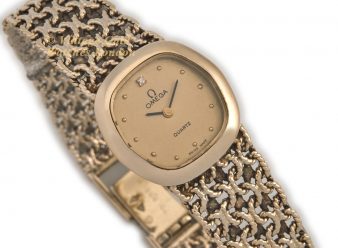 OM1610 Omega Quartz Ladies Gold 10 WM