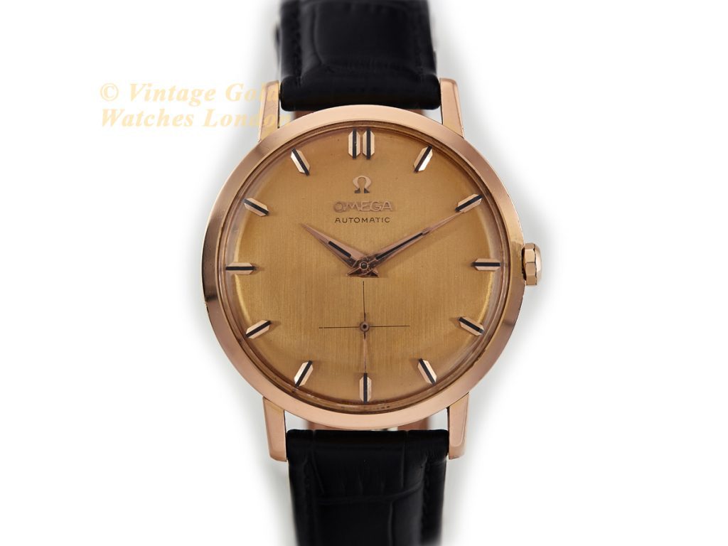 Omega Cal.491 Automatic 18ct Pink Gold 1958 36mm | Vintage Gold Watches