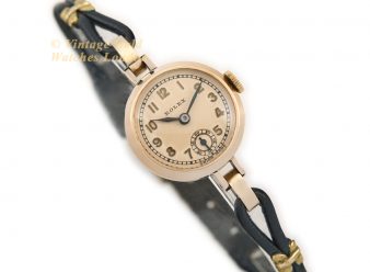 R1608 Rolex Ladies Sub Dial 1935 9ct Gold 10 WM