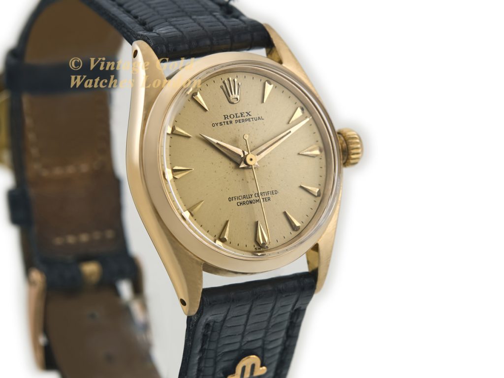 Ladies Rolex Oyster Perpetual Model Ref.6551 18ct 1958 | Vintage Gold ...