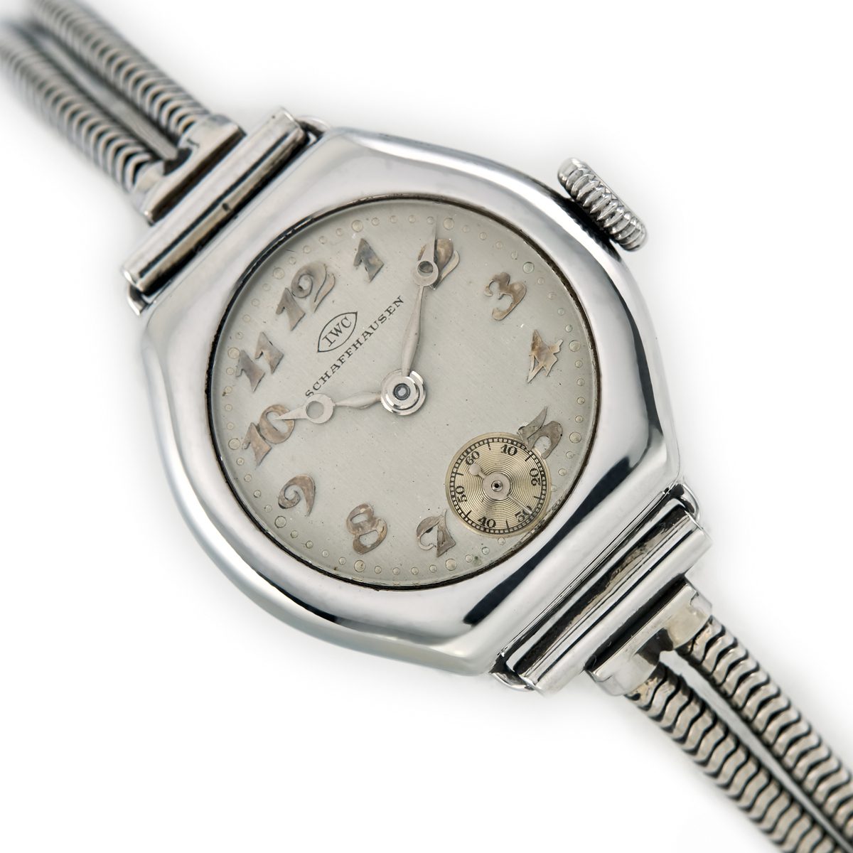 Ladies IWC 18ct White Gold 1927 Vintage Gold Watches