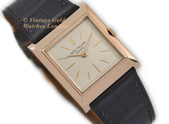 PP1662 1966 Patek Philippe Square 18ct Pink Gold 10 WM