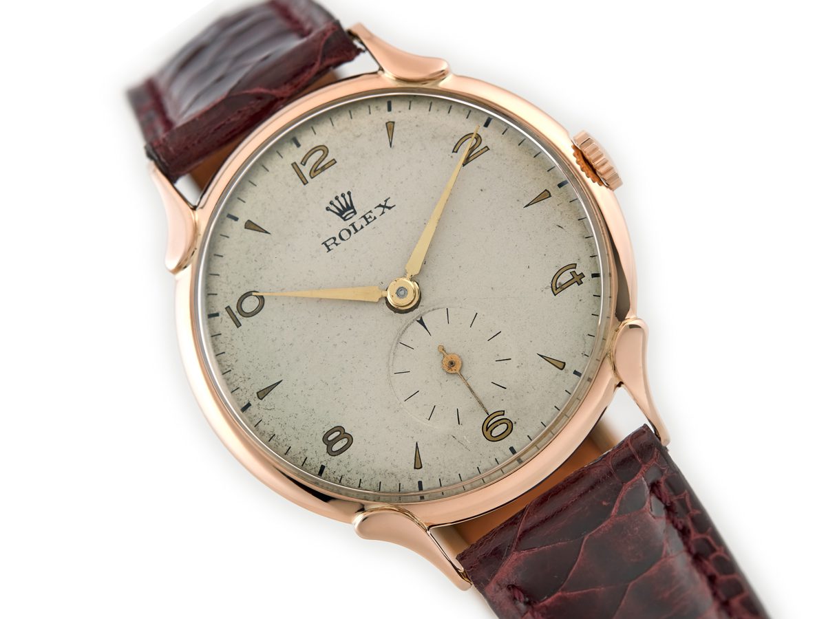 Rolex Precision Cal.700 18ct Pink Gold c1949