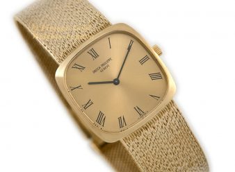 PP1691 Patek Philippe Ref 3566 18ct Gold Integrated Bracelet 1976 9 WM