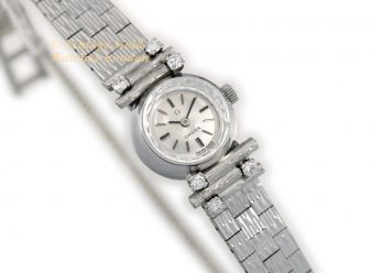 OM1718 Omega Ladies 18ct White Gold 1962 8 WM