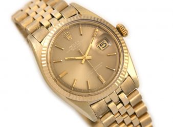 R1720 Rolex Oyster Perpetual Datejust on Gold Bracelet 9 WM