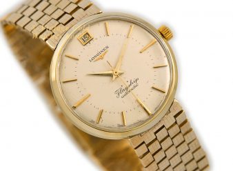 L1687 Longines Flagship on Bracelet 1961 9ct Gold 3 WM