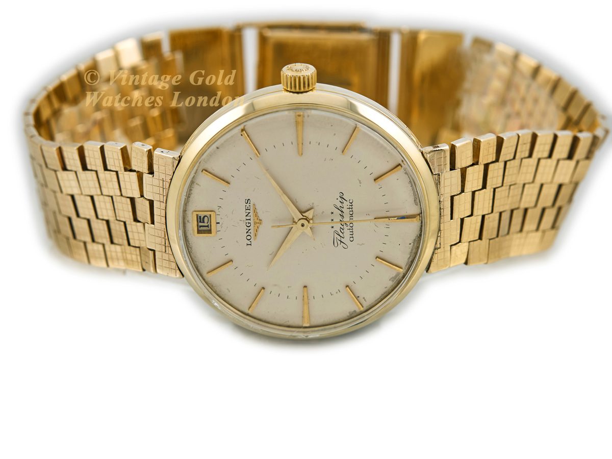 Longines Flagship Automatic Date Ref.2407 9ct 1961 | Vintage Gold Watches