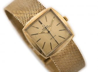 OM1689 Omega De Ville Gold with Integral Bracelet 1 WM