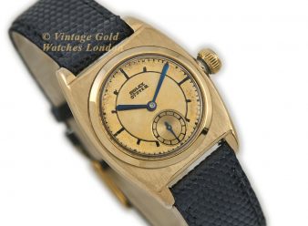 R1686 Rolex Oyster 1932 9ct Gold Gold Dial Sub Dial 3 WM