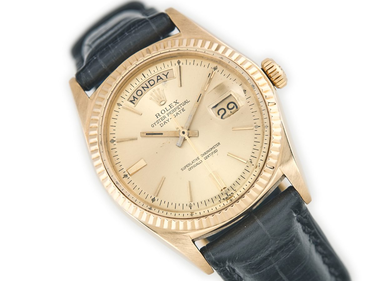 Oyster perpetual day date superlative chronometer officially on sale certified