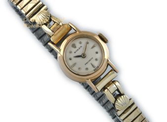 R1756 Rolex Ladies 18ct Gold with Stretch Bracelet WM