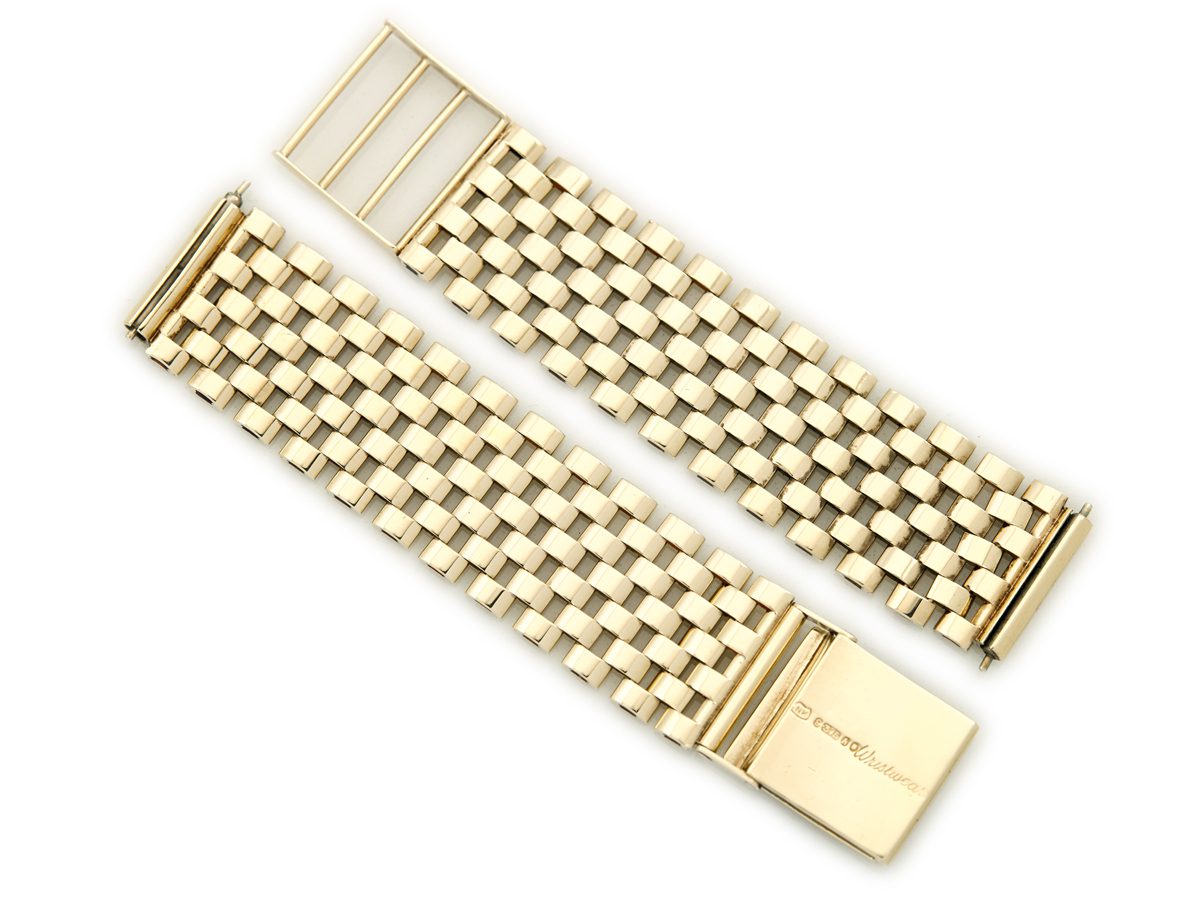 9ct gold watch discount strap