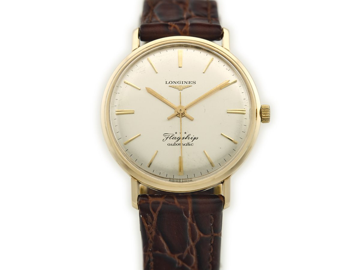 Longines Flagship Automatic Cal.842 9ct 1966 Vintage Gold Watches