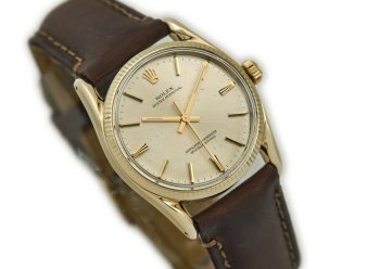 R1817 Rolex Oyster Perpetual 1963 14ct 14k Gold 2 1200×900