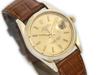 R1822 Rolex Oyster Perpetual Date 14k 14ct 1981 10 1200×900