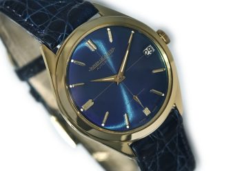 JLC1853 Jager LeCoultre Blue Dial 18ct 18k Gold 1957 10 1200×900