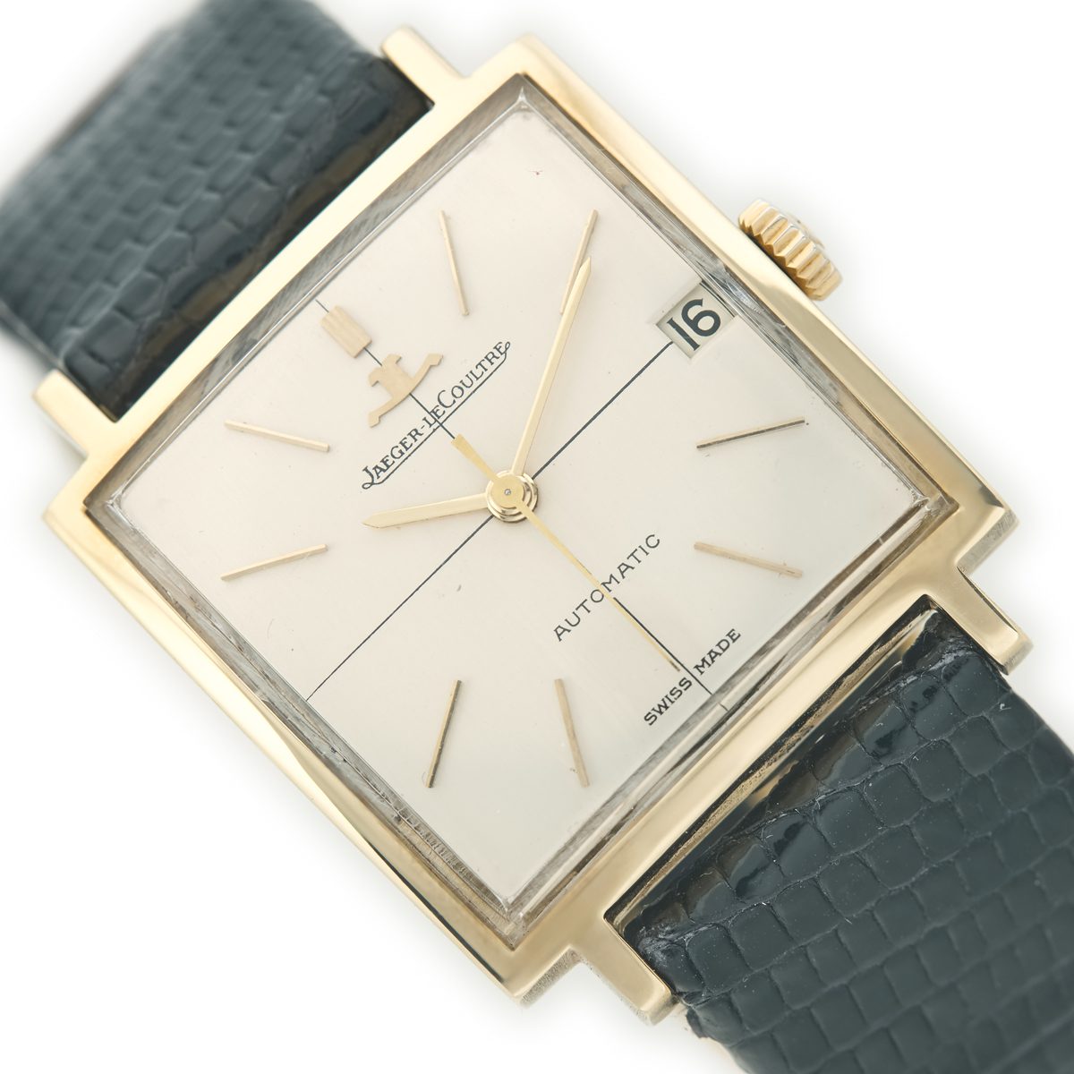 Jaeger LeCoultre Automatic Date Cal.K881 18ct 1963 Vintage Gold