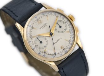 UG1862 Universal Geneve Chronograph 1952 18ct 18k Gold 2 1200×900