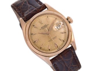 R1935 Rolex Oyster DateJust 18ct 18k Pink Gold 1959 10 1200×900