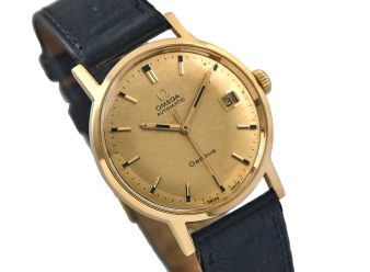 OM1958 Omega Geneve Date 18ct 18k Gold 1970 10 1200×900